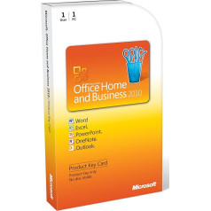 Microsoft Office Home and Business 2010 - 1PC/1User - englisch (produkta atslēgas karte)