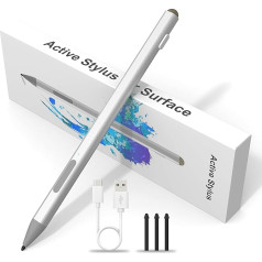 Surface Pen rakstāmrīks ar 4096 spiediena jutību, plaukstas atmešanas funkciju, Microsoft Surface Pro 11/9/8/7/6/6/5/4/3, Surface Go 3/2/1, Surface Laptop/Studio/Book 4/3/2/1, Microsoft Surface Go piederumi