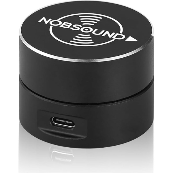 Nobsound DV-01 - USB skaļuma regulēšanas ierīce datoram ar Windows, Mac, Android, iOS - Mini formāts, izslēgšanas slēdzis, elpošanas gaisma