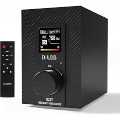 FX-Audio DS07 DAC - ES9068AS XU216 Bluetooth 5.1 HiFi pilnībā sabalansēts dekodētājs 32bit/768kHz DSD512 Native MQA ar tālvadības pulti