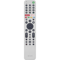 AULCMEET RMF-TX600E Voice Replacement Remote Control Compatible with Sony 4K OLED Smart TV KD-55A85 KD-65A85 KD-55AG9 KD-65AG9 KD-43XH9196 KD-49XH8005 KD-49XH8077 KD-49XH8096 KD-49XH8505 KD-49XH8577