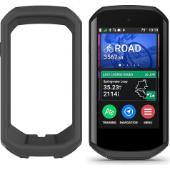 Blueshaweu Silikon-Schutzhülle, saderīgs ar Garmin-Edge-1050, Grau