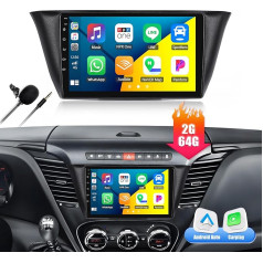 [8Core 2G + 64G] CAMECHO Android 13 auto radio IVECO KLen RV/Daily 2018-2020 ar navigāciju Carplay Android Car, radio 2 DIN 9 collu ekrāns ar DSP RDS Bluetooth Mirror Link