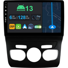 YUNTX 10,1 collu Android 13 autoradio ar satelītnavigāciju Citroen C4 C4L DS4 2013-2017 | Octa Core | 6GB 128GB | Iebūvēts 4G LTE | CarPlay & Android Car | DSP | DAB | QLED 1280 * 720 IPS ekrāns