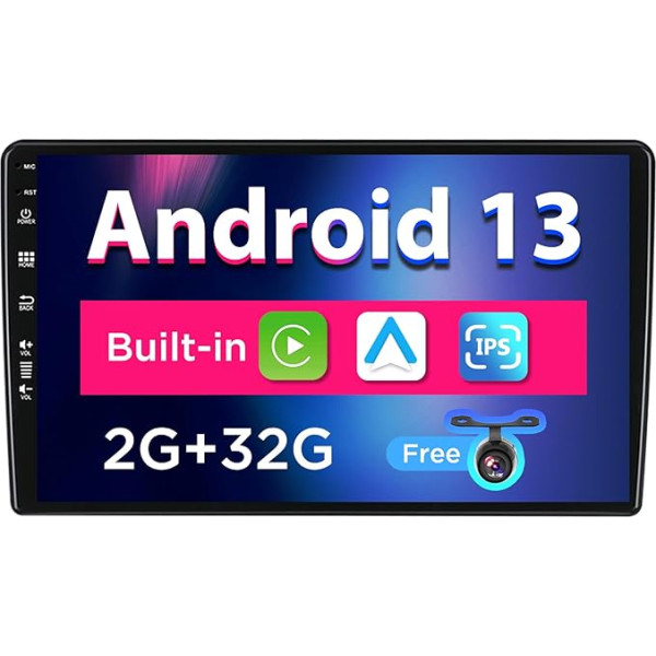 SXAUTO Android 13 IPS auto radio Citroen Berlingo (2008-2019) - Iebūvēts CarPlay/Android Car - Bez atpakaļskata kameras - 2G + 32G - Vadāms no stūres DAB Fast-Boot WiFi DSP Bluetooth - 2 DIN 9