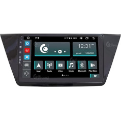 Personalizēts auto radio Volkswagen Touran Android GPS Bluetooth Bluetooth WiFi USB DAB+ Touchscreen 10 collu 8Core Carplay Android automašīnai