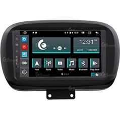 Costum Fit Automobiļu radio Fiat 500X Android GPS Bluetooth Bluetooth WiFi Dab USB Full HD skārienekrāns 9 collu Easyconnect 8 kodolu procesors Balss komandas