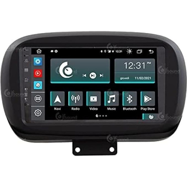 Costum Fit Automobiļu radio Fiat 500X Android GPS Bluetooth Bluetooth WiFi Dab USB Full HD skārienekrāns 9 collu Easyconnect 8 kodolu procesors Balss komandas