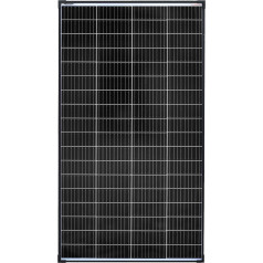 enjoy solar PERC Mono 150 W 12 V saules paneļu saules paneļu fotoelementu modulis, monokristālu saules bateriju PERC tehnoloģija, ideāli piemērots autofurgoniem, dārza nojumei, laivai