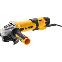 DeWalt leņķa slīpmašīna (1500 W, 125 mm, ar ātruma elektroniku, ar mīksto palaišanu un nulles sprieguma aizsardzību) DWE4257-QS