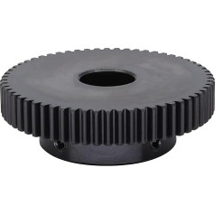 Motor Pinion, Gear, Modular Pinion, 1M 60T Spur Gear 6 mm 10 mm 15 mm 20 mm Bore 45 Carbon Steel Quenching Teeth Gear 1 Module 60 Teeth Step Spur Pinion Spur Cone (1M60T Bore 6 mm)