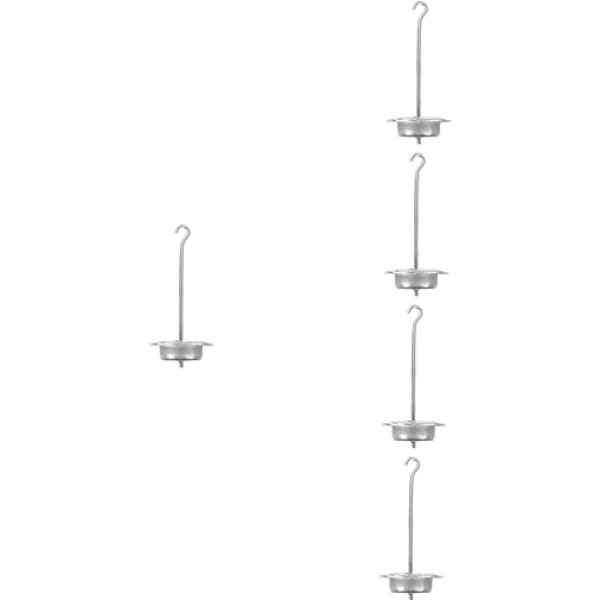 STOBAZA 5 Stück Waagenzubehör Mechanische Waage Gewichte Haken Waage Gewichte Hängehalter Mechanische Waage Haken Traditionelle Waage Versorgung Waage Hängehaken Gewichte