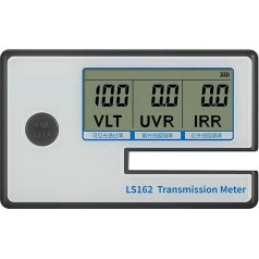 UV-Messgerät Tragbares Fenstertönungs-Transmissionsmessgerät, 162 Zoll, misst IR-Unterdrückung, UV-Blockierungsrate, Durchlässigkeit for sichtbares Licht Schnelle Messgeschwindigkeit(LS162)