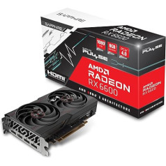 Sapphire Pulse AMD Radeon RX 6600 Gaming 8GB GDDR6 HDMI / Triple DP