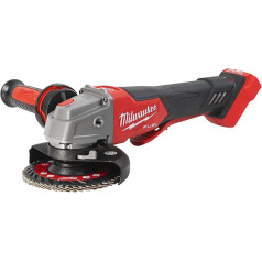 Milwaukee M18FSAGV115XPDB-0 18V degvielas 115 mm bremžu leņķa slīpmašīna, melna, melna