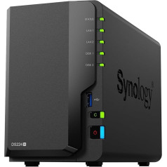 Synology DiskStation DS224+ tīkla datu glabāšanas disks (melns)