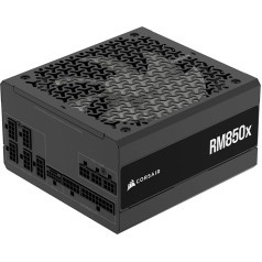 CORSAIR RM850x Полностью модульный малошумный блок питания ATX - Совместимость с ATX 3.1 - Поддержка PCIe 5.1 - Эффективность Cybenetics Gold - Родной разъем 12V 2x6 - 