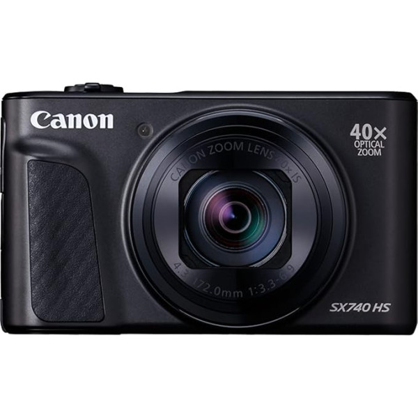 Canon SX740 HS PowerShot - melns