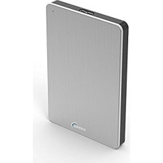 Sonnics 1TB Silber Externe tragbare Festplatte USB 3.0 super schnelle Übertragungsgeschwindigkeit für den Einsatz mit Windows PC, Apple Mac, XBOX ONE und PS4 Fat32