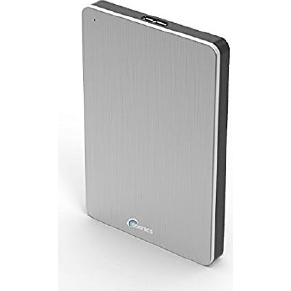 Sonnics 1TB Silber Externe tragbare Festplatte USB 3.0 super schnelle Übertragungsgeschwindigkeit für den Einsatz mit Windows PC, Apple Mac, XBOX ONE und PS4 Fat32