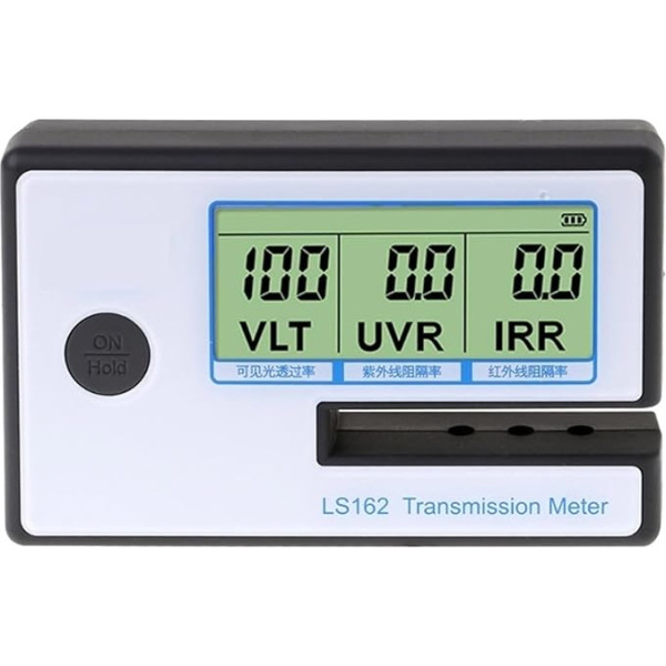 LS162 UV-Fenstertönungs-Solarfilm-Fensterfilm-Transmissionsmessgerät-Tester mit benutzerfreundlichem Design Genaues Indexmessgerät