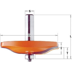 CMT Orange Tools 990.501.11 - Zemeņu Plafoniem ar rokturiem. HM S 12 D 82,5 x 15 (A)