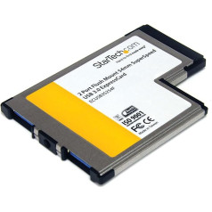 Startechcom ECUSB3S254F - 2 pieslēgvietu EXPRESSCARD - Superspeed USB 3 karšu adapteris In