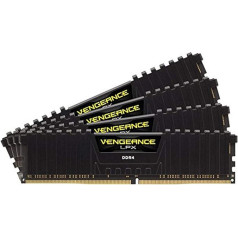 Corsair Vengeance LPX 128GB (4x32GB) DDR4 3600 (PC4-28800) C18 1.35V datoratmiņas modulis melns