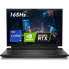 Alienware m18 R2 spēļu klēpjdators, 18 collu QHD+ 165 Hz displejs, Intel Core i9 14900HX, NVIDIA GeForce RTX 4070, 32 GB, 1 TB SSD, Windows 11 Home, tastatūra ar AlienFX RGB Single Key Lighting - vācu valodā