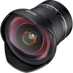 Samyang XP 10 mm F3.5 Canon EF manuālais īpaši platleņķa objektīvs 10 mm fiksētais fokusa attālums Canon pilna formāta un APS-C kamerām ar EF savienojumu, EOS sērijas kamerām, ideāli piemērots dabas un arhitektūras fotogrāfijām