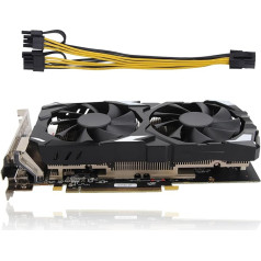 Игровая видеокарта RX580, 8 ГБ GDDR5 256 бит с несколькими интерфейсами для Win 10 11 Vista для Linux, поддержка DirectX 12, графические карты PCI Express 3.0