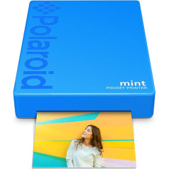 Polaroid Mint: Taschendrucker mit Zink-Papier. Bluetooth für Android- und iOS-Geräte. Druckt in selbstklebendem Zink-Papier 2x3