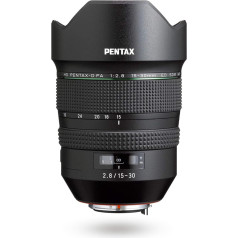 Pentax,HD Pentax-D FA 15-30MM F2.8ED SDM WR W/CASE, Ultraweitwinkel-Zoomobjektiv Hochauflösendes Bild Wetterfeste Konstruktion Extra scharfe Bilder mit hohem Kontrast Hochgeschwindigkeits-AF,schwarz