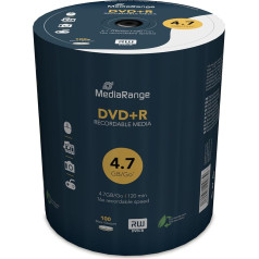 MEDIARANGE MR443 DVD + R 16x 4,7GB (100 gab. iepakojumā)