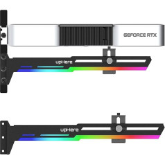 upHere gaming GPU G276CF Rainbow LED Graphics Card Graphics Card Sag Holster Mount Single or Dual Slot