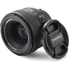 Yongnuo YN35 35 mm F2.0 platleņķa objektīvs ar lielu atvērumu, automātiskā manuālā fokusēšana AF MF Nikon DSLR kamerām + NAMVO zibspuldzes difuzors