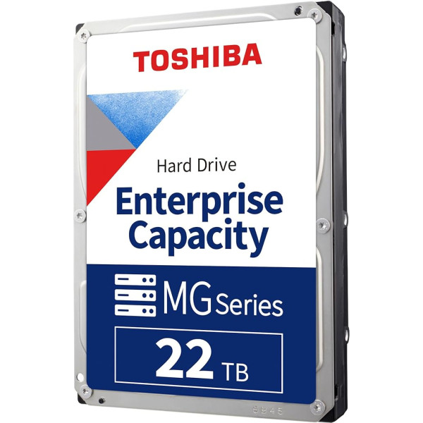 Toshiba 22 TB uzņēmumu iekšējais cietais disks - MG sērijas 3,5