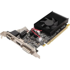 GT610 2GB DDR3 64bit PCI Express 1.1 X16 810/1000MHz Desktop PC Gaming Graphics Card with HDMI, DVI and VGA Ports