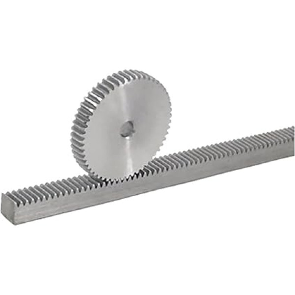 5 Stück 1Mod 1 Modul hochpräzises Zahnstangengetriebe aus Stahl 10 * 10 * 1000 mm + 5 Stück 1M 20 Zahn-Stirnrad-CNC-Teile(5mm,Hole diameter)