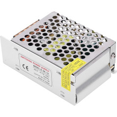 DC12V komutatora strāvas padeves adapteris Alumīnija sakausējuma barošanas avots LED (S-60-12S) (12V/5A/60W) AC100-240V)