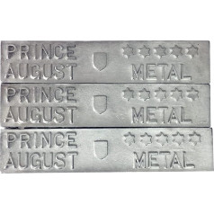 Prince August '5 Star Metal' Bleifrei zum Gießen von Miniaturen 94,5% cinks un 3% cinks un 2,5% antimons PA2059