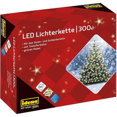 Idena LED iekštelpu pasaku gaisma Aptuveni 3,40 m, silti balta, 300 LED diodes