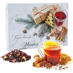 C&T tējas degustācijas iepakojums Winter lieliskā dāvanu iepakojumā 12 x 15 g - retumi - Winter Box Tea Lovers