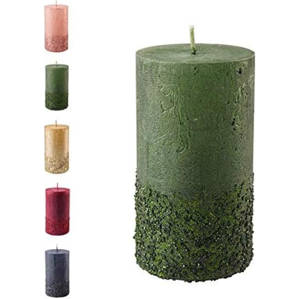 Skaistas un modernas Adventes sveces - 2 sveces - Rustic Finish - Sveces / Pillar Candles - Ziemassvētki / Ziemassvētku vainags / Adventes vainags