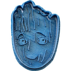 Cuticuter Groot Baby Face Keeper of the Galaxy Cookie Cutter, zils, 8 x 7 x 1,5 cm