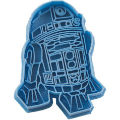 Cuticuter Star Wars R2D2 cepumu izgriezējs, zils, 8 x 7 x 1,5 cm