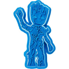 Cuticuter Groot Baby Entero Guardianes De La Galaxia Cookie Cutter, plastmasas, zils, 8 x 7 x 1,5 cm