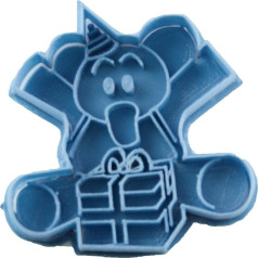 Cuticuter Pocoyo Eli Cookie Cutter, zils, 8 x 7 x 1,5 cm