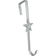 Christmas Concepts® Weihnachtskranz aus Metall in Silber - 29 cm - 3 dizaini izvēlei