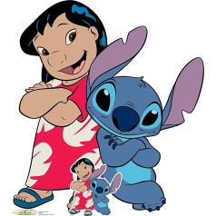 STAR CUTOUTS SC1663 Lilo and Stitch Ultimate Edition Disney Life Size Cut Out Party Decoration dekorēšana